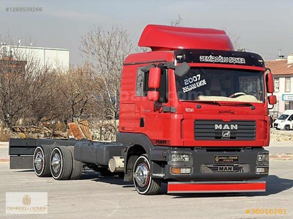 2007 MAN TGL 12.180 ŞASİ ORJ. 225.000 KM'DE ADR+KBN KLİMA 10 TKR