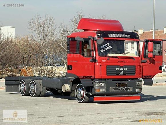 2007 MAN TGL 12.180 ŞASİ ORJ. 225.000 KM'DE ADR+KBN KLİMA 10 TKR