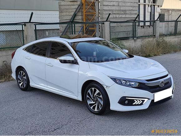 GALERİ BEYAZDAN 2017  Civic 1.6 i-VTEC OTOMATİK Eco Executive  HATASIZ  FULL