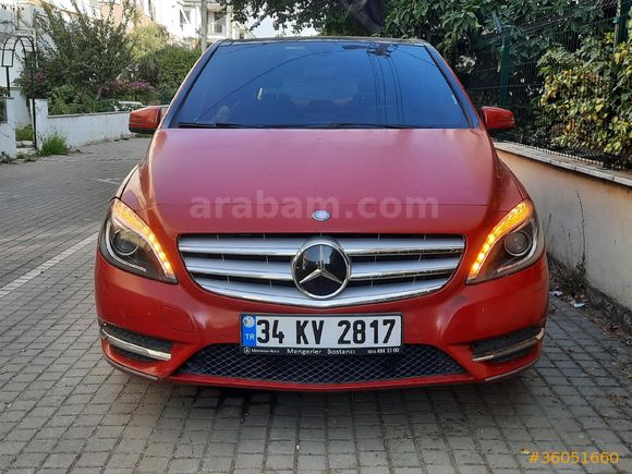 Sahibinden Mercedes - Benz B 180 CDI BlueEFFICIENCY Style 2014 Model  120.000 km Kırmızı