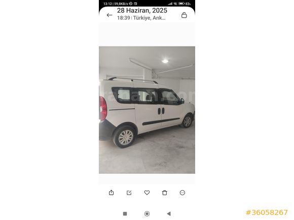 Sahibinden Fiat Doblo Panorama 1.6 Multijet 2014 Model
