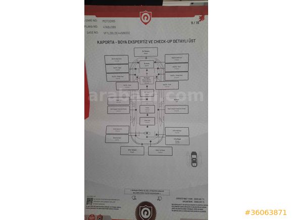 Full bakımlı temiz aile aracı