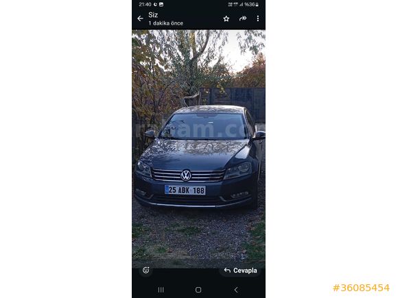 Sahibinden Volkswagen Passat 1.4 TSi BlueMotion Comfortline 2011 Model