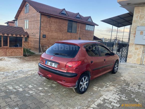 Sahibinden Peugeot 206 1.4 HDi X-line 2004 Model  410.000 km Kırmızı