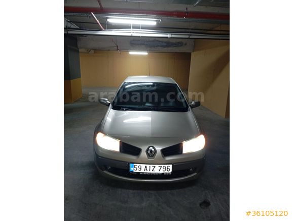 Sahibinden Renault Megane 1.6 Privilege 2007 Model  250.000 km Kahverengi