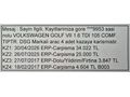 2013 çıkışlı Golf7 dizel otomatik