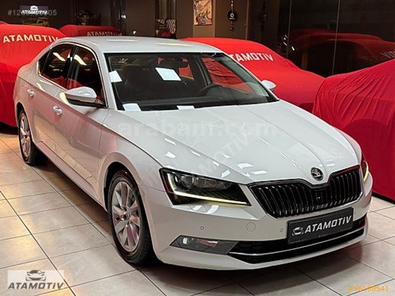 SKODA SUPERB 1.6 TDI STYLE 2015 MODEL İSTANBUL 140.000 KM BEYAZ