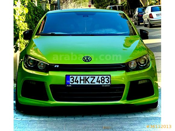 VOLKSWAGEN SCİROCCO  ORJİNAL NADİR YEŞİL RENK 1.4TSİ SPORTLİNE 160HP FULL RLİNE EXTRALI