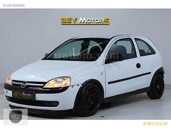 BEY MOTORS'DAN**110.000TL PEŞİN ELDEN SENET**2003 CORSA 1.7 DTİ