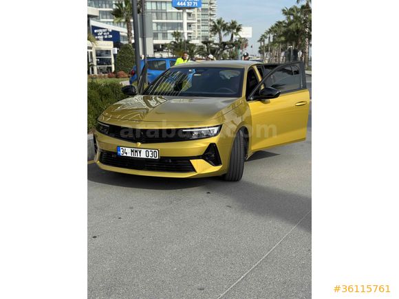 Sahibinden Opel Astra 1.2 T GS 2024 Model  22.000 km Sarı