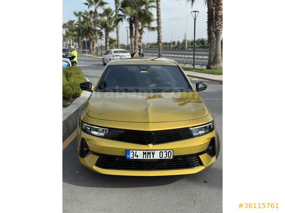 Sahibinden Opel Astra 1.2 T GS 2024 Model  22.000 km Sarı