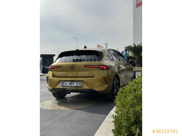 Sahibinden Opel Astra 1.2 T GS 2024 Model  22.000 km Sarı