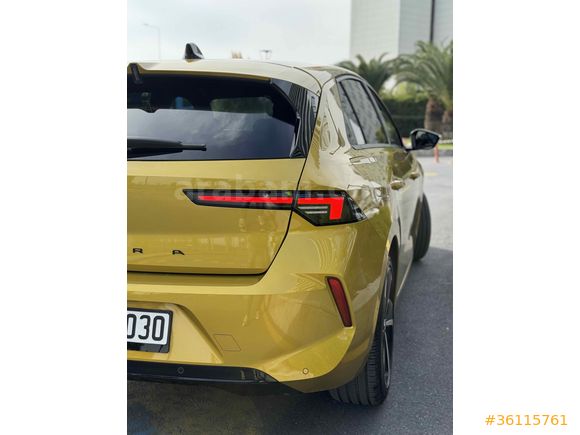 Sahibinden Opel Astra 1.2 T GS 2024 Model  22.000 km Sarı