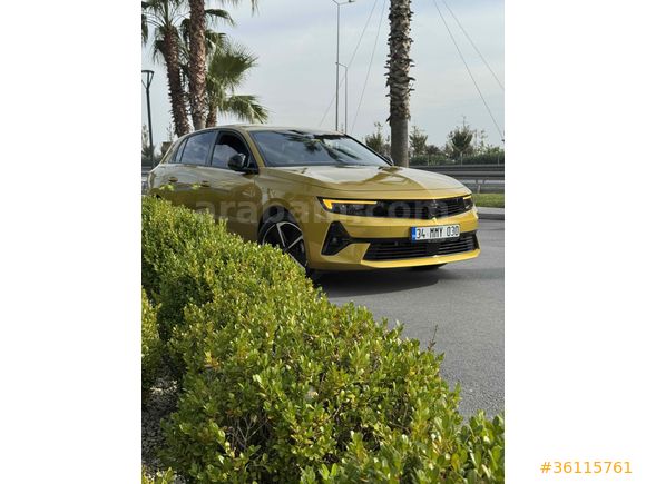 Sahibinden Opel Astra 1.2 T GS 2024 Model  22.000 km Sarı