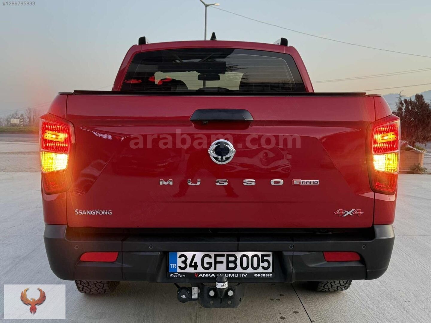 Galeriden KGM SsangYong Musso Grand 2.2 D Platinum Plus 2021 Model Düzce 47.000 km Kırmızı 7