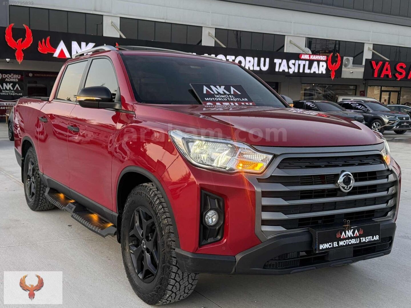 Galeriden KGM SsangYong Musso Grand 2.2 D Platinum Plus 2021 Model Düzce 47.000 km Kırmızı 4
