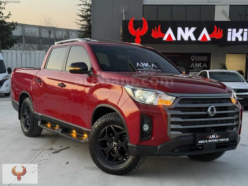 Galeriden KGM SsangYong Musso Grand 2.2 D Platinum Plus 2021 Model Düzce 47.000 km Kırmızı