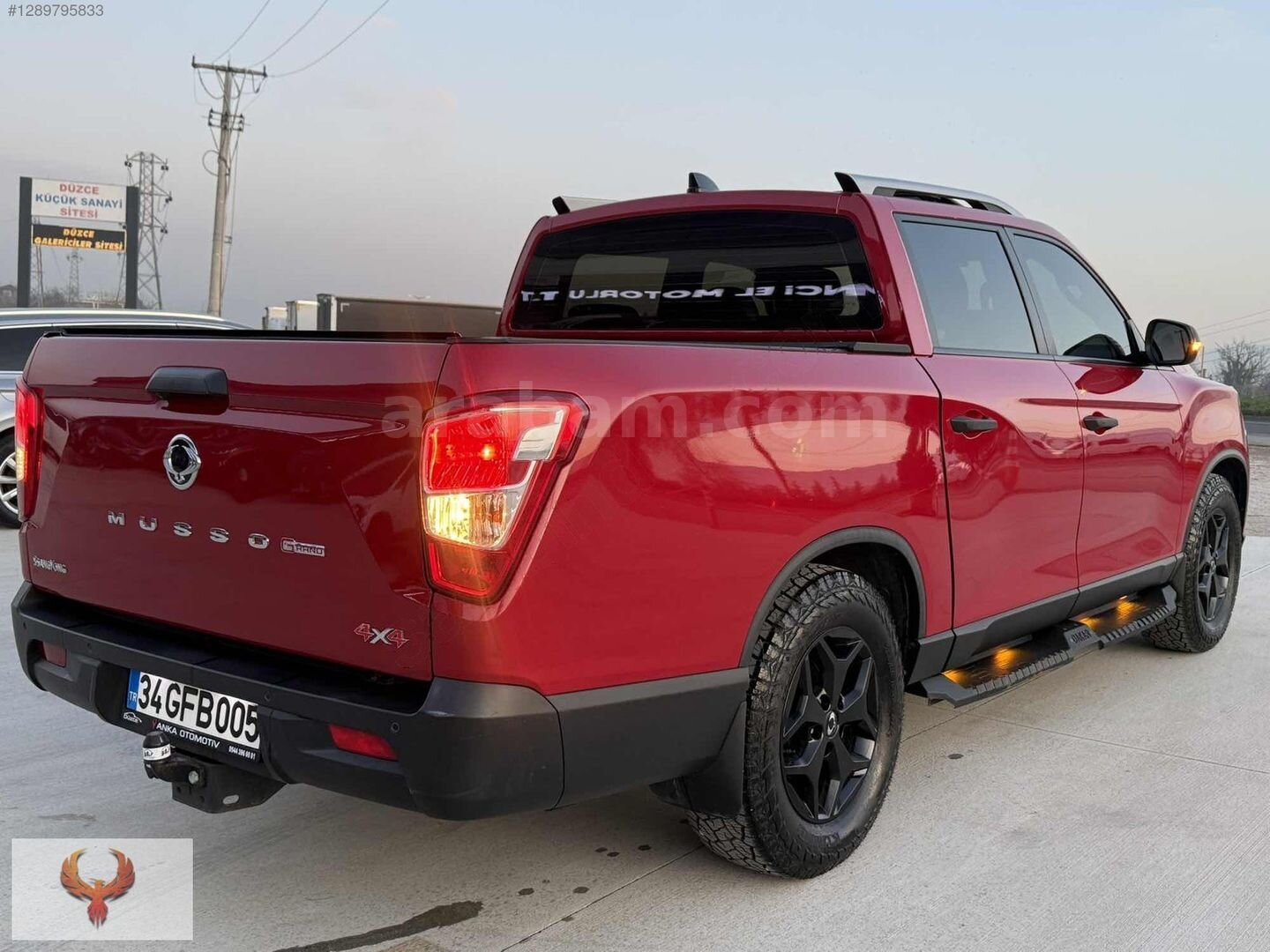 Galeriden KGM SsangYong Musso Grand 2.2 D Platinum Plus 2021 Model Düzce 47.000 km Kırmızı 6