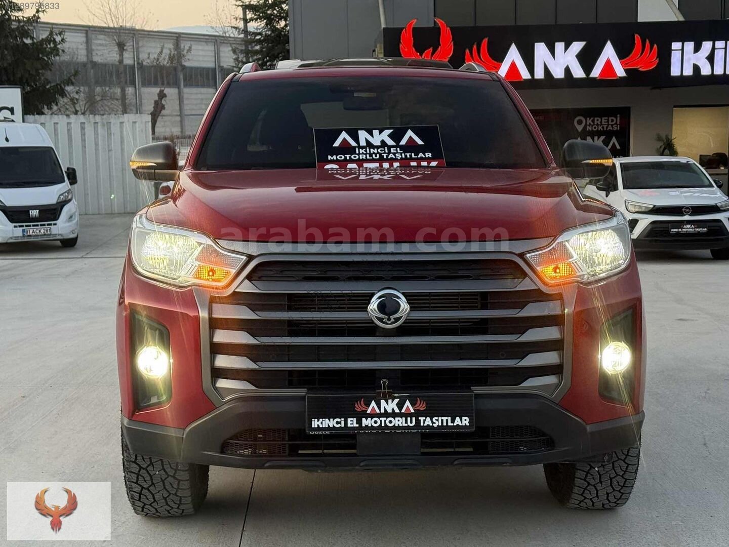 Galeriden KGM SsangYong Musso Grand 2.2 D Platinum Plus 2021 Model Düzce 47.000 km Kırmızı 2