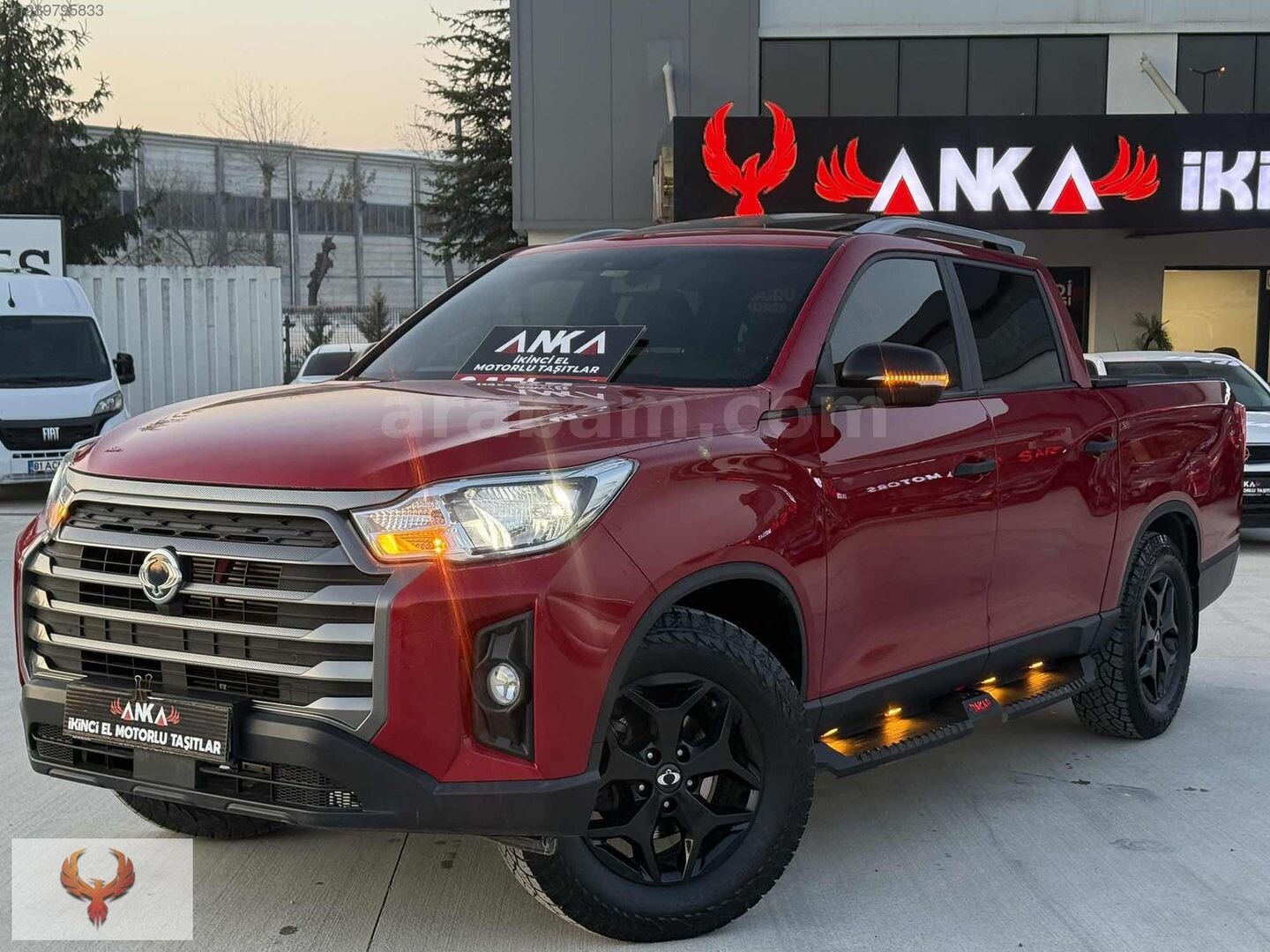Galeriden KGM SsangYong Musso Grand 2.2 D Platinum Plus 2021 Model Düzce 47.000 km Kırmızı 3