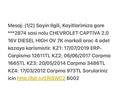 Sahibinden Chevrolet Captiva 2.0 D LT High 2011 Model