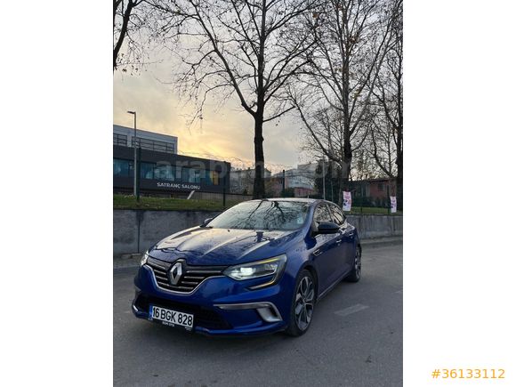 Sahibinden Renault Megane 1.6 dCi GT-Line 2016 Model  205.XXX km Mavi (metalik)