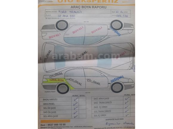 AYNACILAR OTOMOTİV DEN 2013 CUSTOM PANELVAN