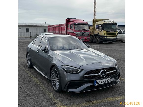  Sıfır !Mercedes C 200 AMG 2025   19 Jant , Çift Navi, 4Matic