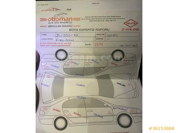 Sahibinden Ford Focus 1.5 TDCi Titanium 2020 Model 