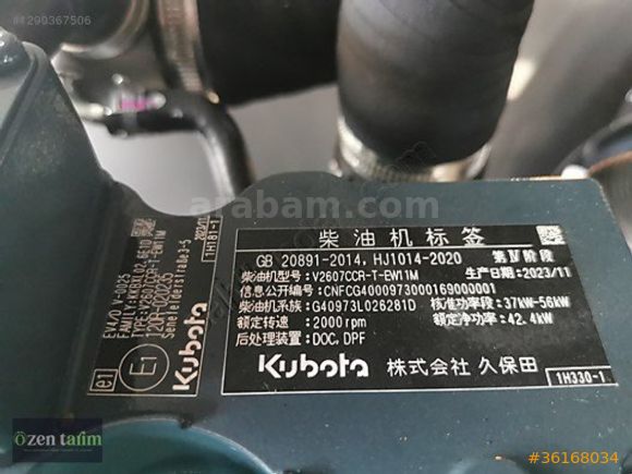 JH75 8 TON KUBOTA V2607 Ekonomik, Pratik, Güçlü! FULL SET