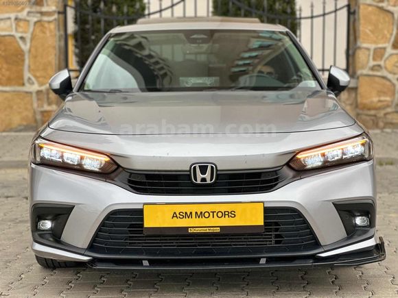 ASM MOTORS 2022 CİVİC SANROOF HATASIZ AKSESUARLI SERVİS BKMLI