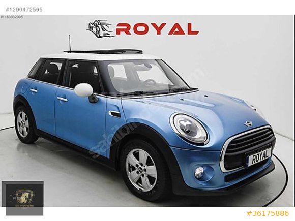 E-K MOTORS'DAN 2015 MİNİ COOPER 1.5 D PEPPER CAM TAVAN MAVİ-BEYA