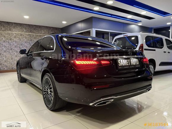 SAMET AUTO//2023 E200d EXCLUSİVE BRMSTR-HAFIZA-MULTİBİEM-%20KDV