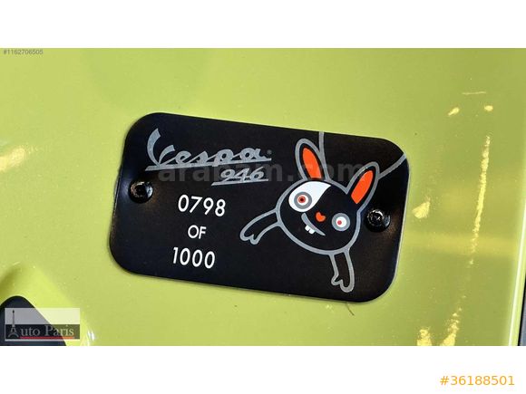 Auto Paris Vespa 946 Bunny "0" KM 150cc