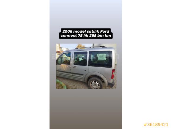 Sahibinden Ford Tourneo Connect 1.8 TDCI K210S 2006 Model