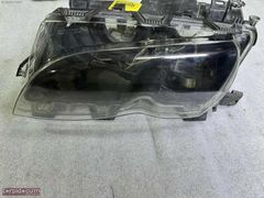 TORPİDOCUMDAN BMW E46 SOL FAR CAMI VE FAR KASASI ORJİNAL