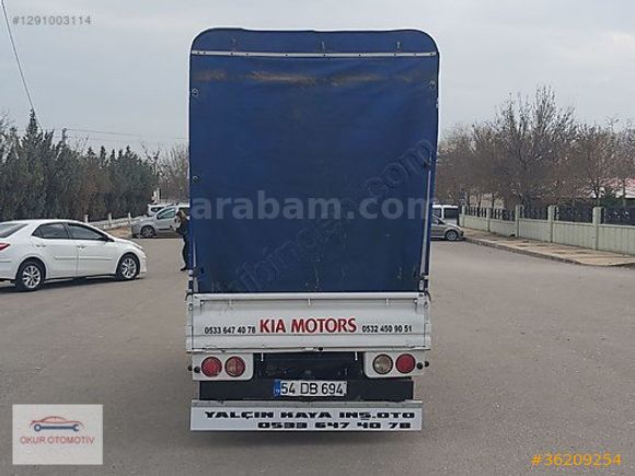OKURDAN YÜZDE 20 FATURALI ÇADIRLI TENTELİ YENİ LASTİK KİA BONGO