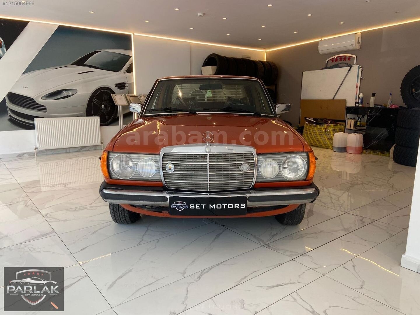 Galeriden Mercedes - Benz 230 1978 Model İstanbul 400.000 km Turuncu 3