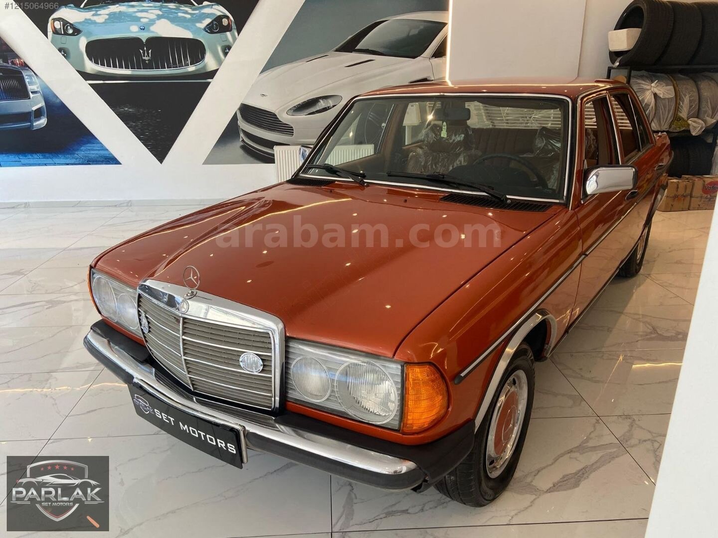 Galeriden Mercedes - Benz 230 1978 Model İstanbul 400.000 km Turuncu 4