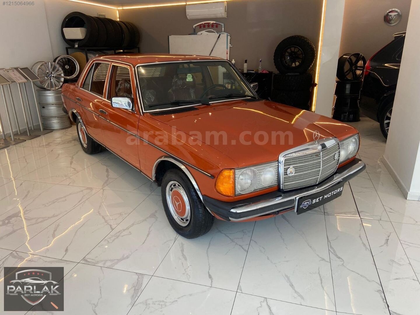 Galeriden Mercedes - Benz 230 1978 Model İstanbul 400.000 km Turuncu 2