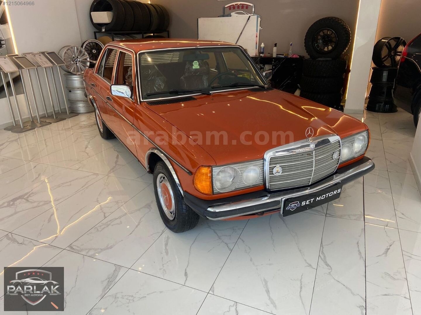 Galeriden Mercedes - Benz 230 1978 Model İstanbul 400.000 km Turuncu 5