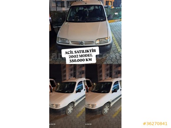 Sahibinden Citroen Berlingo 1.9 D 2002 Model