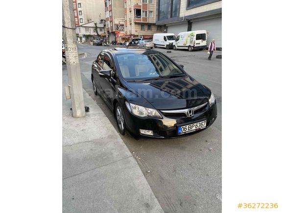 Sahibinden Honda Civic 1.6 Elegance 2008 Model İstanbul 230.000 km Siyah