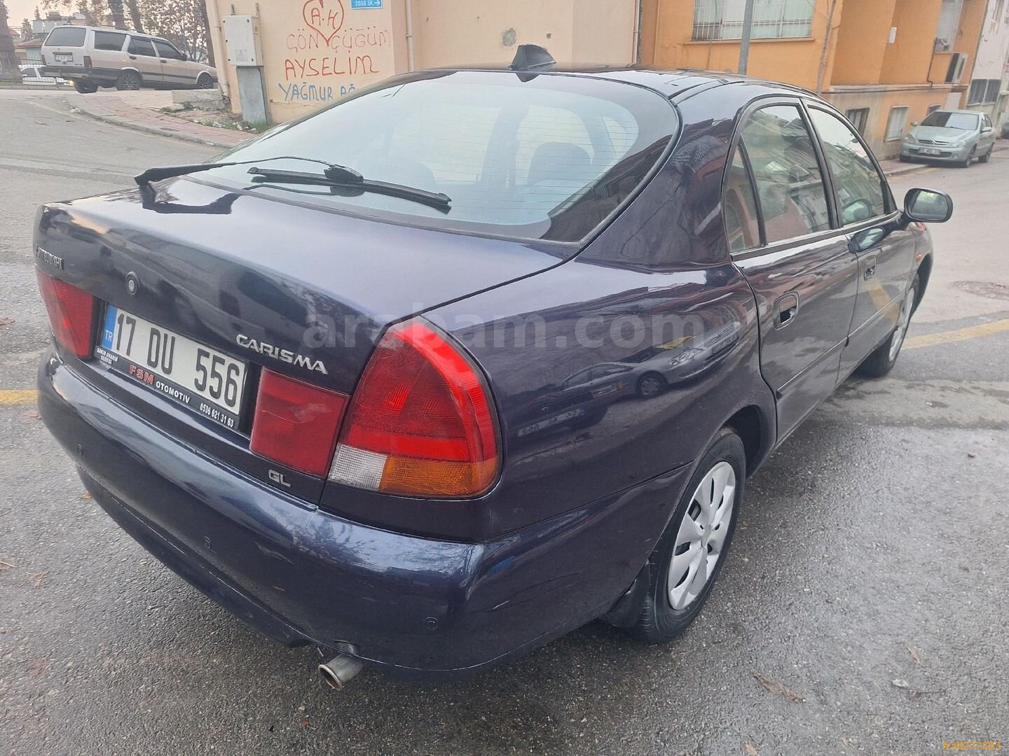 Galeriden Mitsubishi Carisma 1.6 Classic 2000 Model Denizli 200.000 km Mavi (metalik) 6