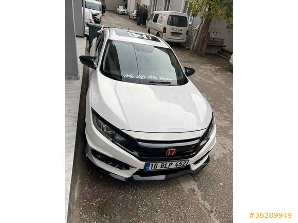 Sahibinden Honda Civic 1.6 i-VTEC Elegance 2017 Model Bursa 134.000 km Beyaz