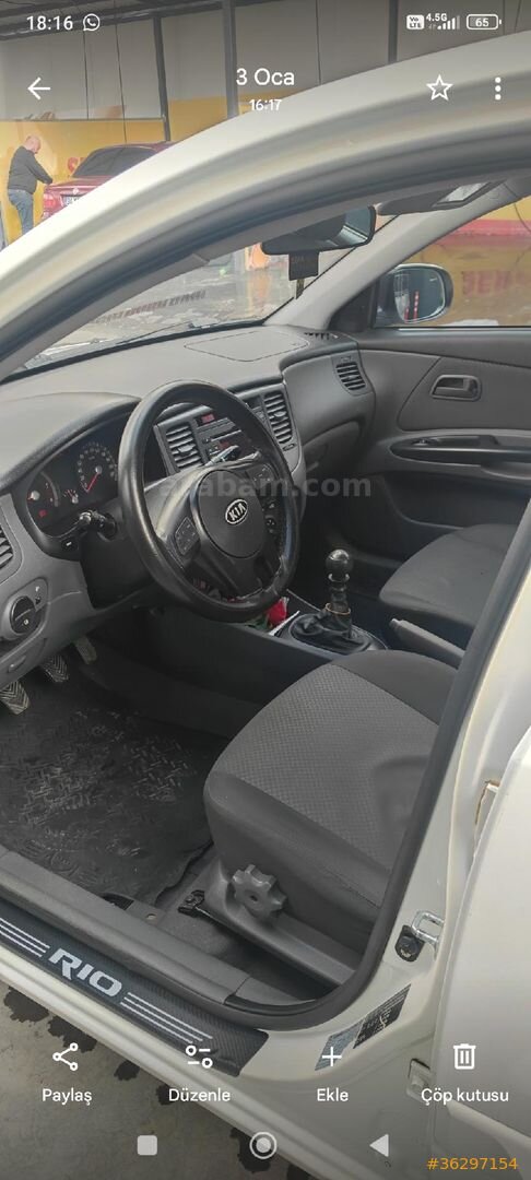 Sahibinden Kia Rio 1.5 CRDi EX Comfort 2010 Model İstanbul 230.000 km Beyaz 4
