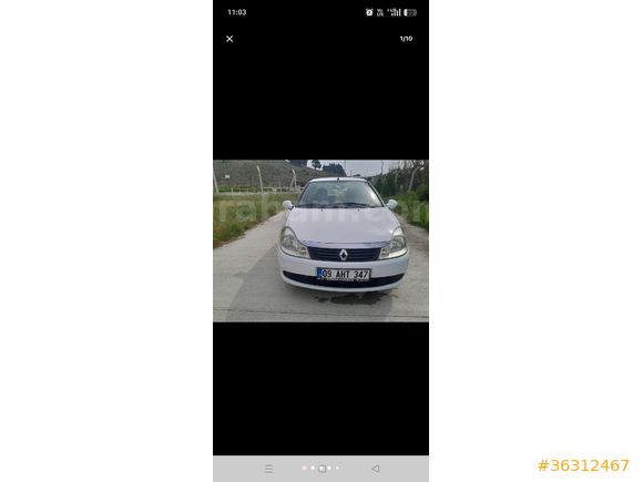 Sahibinden Renault Symbol 1.2 Authentique Edition 2012 Model