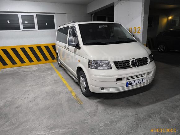 Sahibinden otomobil ruhsatlı WEBASTOLU uzun şase Transporter 1.9 TDI  düşük km