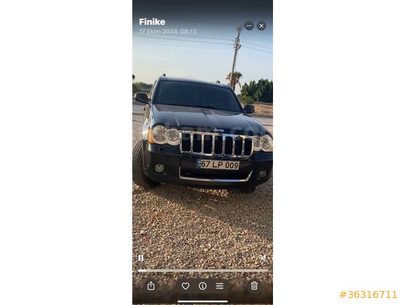 Sahibinden Jeep Grand Cherokee 3.0 CRD Limited 2009 Model  205.000 km Siyah