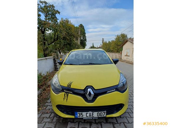 ÇOK ACİL SATILIK Sahibinden Renault Clio 1.2 Joy 2012 Model  105.000km Sarı